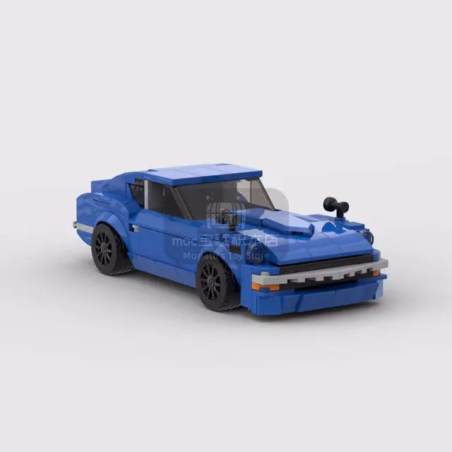 Nissan Fairlady 240Z Racing Sports Car Building Block Figures