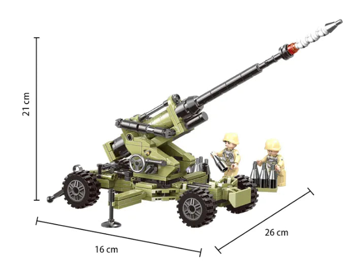 Military Vehicle Building Block Figures