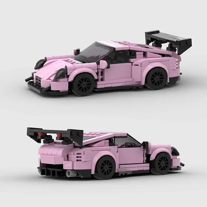 Speed Champions Pink Porsche Racing Car Building Blocks