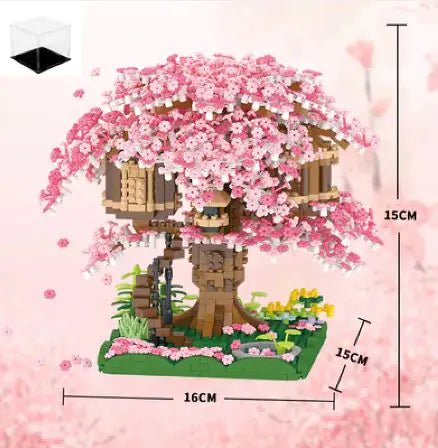 Cherry Tree House and More Building Block Figure