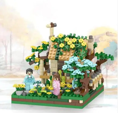 Cherry Tree House and More Building Block Figure