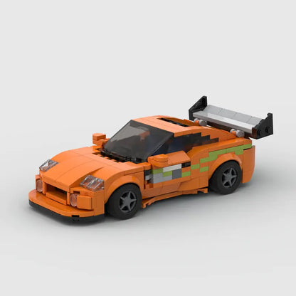 Supra Sports Racing Car Building Block Figure