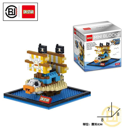 Pirate Ship Building Block Figures