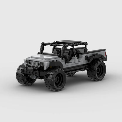 Off-Road Jeep Gladiator Building Block Figure