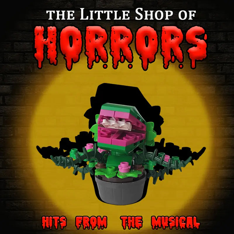 Little Shop of Horrors Meat-Eater Flower Building Block Figure