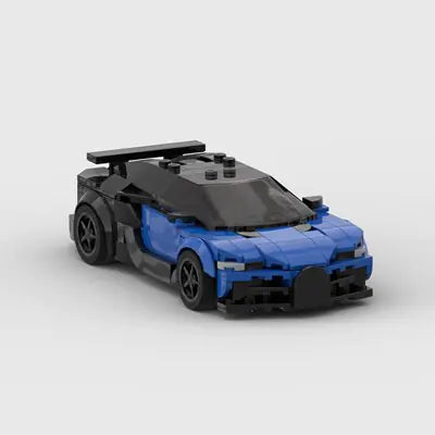 Bugatti Bolide Vision GT Racing Car Building Block Figures