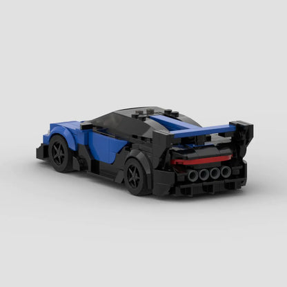 Bugatti Bolide Vision GT Racing Car Building Block Figures