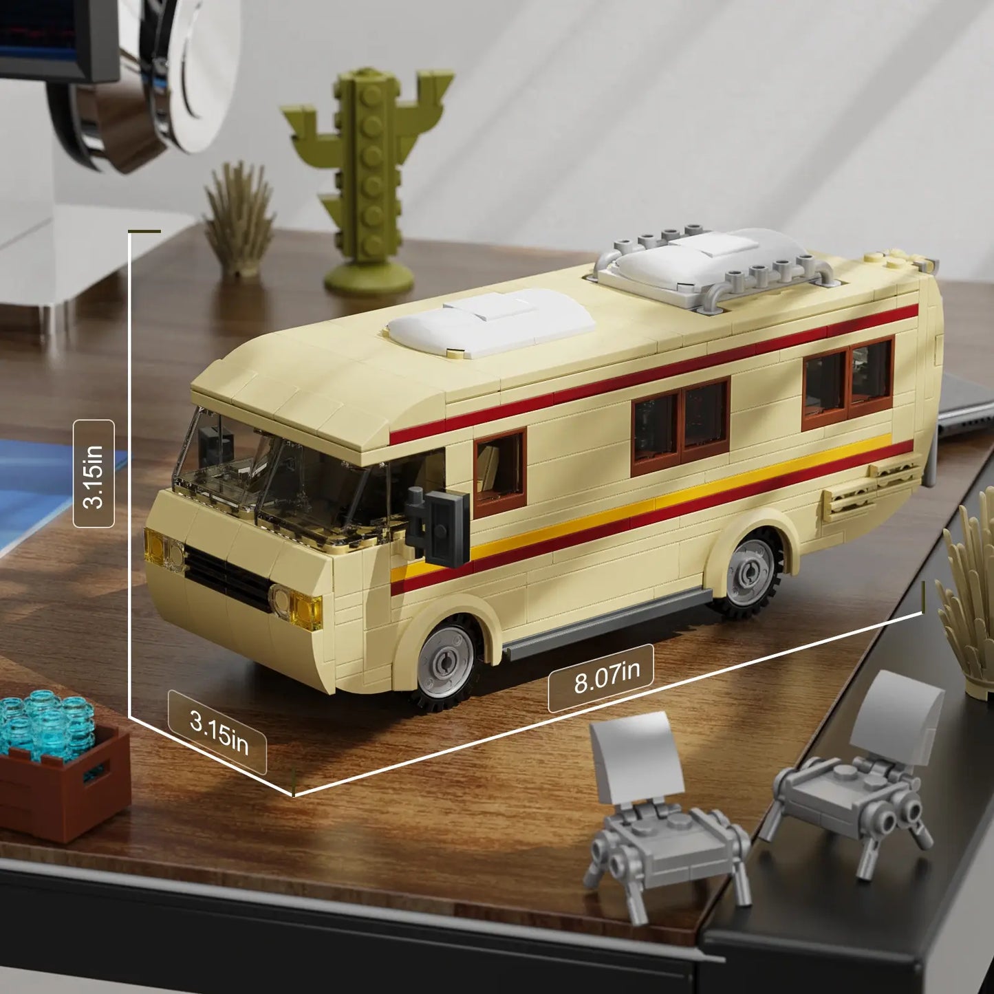 Breaking Bad Cooking Lab RV Car Building Block Figures