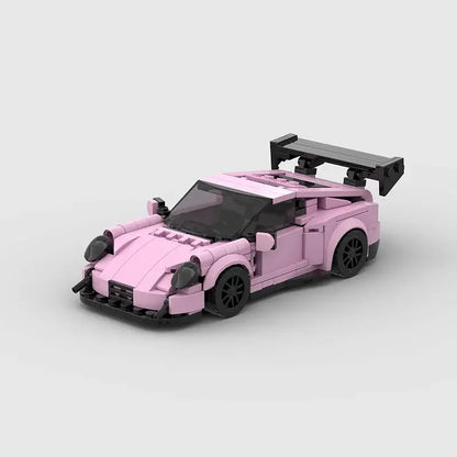 Speed Champions Pink Porsche Racing Car Building Blocks