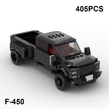 Ford Set Pickup Truck Building Blocks Figures