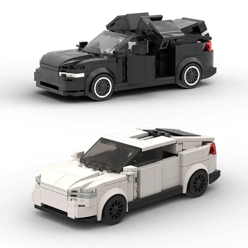 EV Tesla Cars Building Block Figures