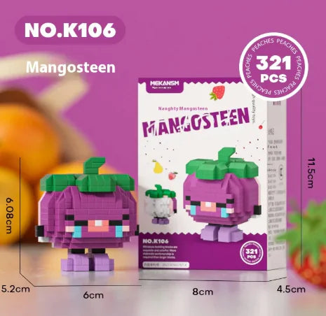 Fruit Building Block Figures