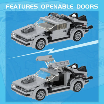 DMC DeLorean Car Building Block Figures