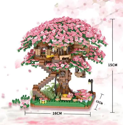 Cherry Tree House and More Building Block Figure