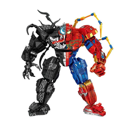 Mech Armor Spider-Venom Building Block Figures