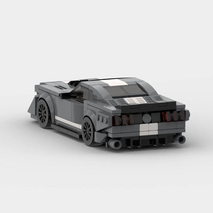 Shelby GT500 Racing Car Building Block Figure