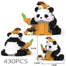 Mini Panda Building Block Figures