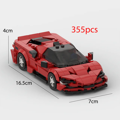 Ferrari 488 pista Racing Car Building Block Figure