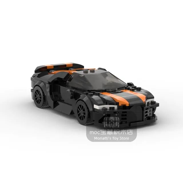 Bugatti Vison Racing Sports Car Building Block Figures