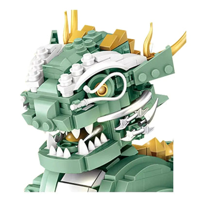 Sacred Dragon Kylin Building Block Figures