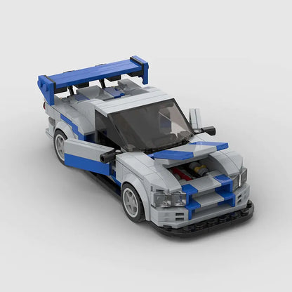 City Car Speed Champions F1 Technique Racing Sports Car Building Block Figure