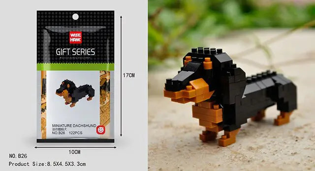 Mini 3D Animal Building Block Figures