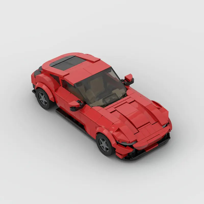 Ferrari Roma Racing Car Building Block Figure