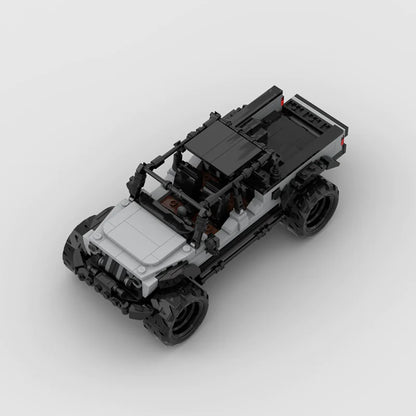 Off-Road Jeep Gladiator Building Block Figure