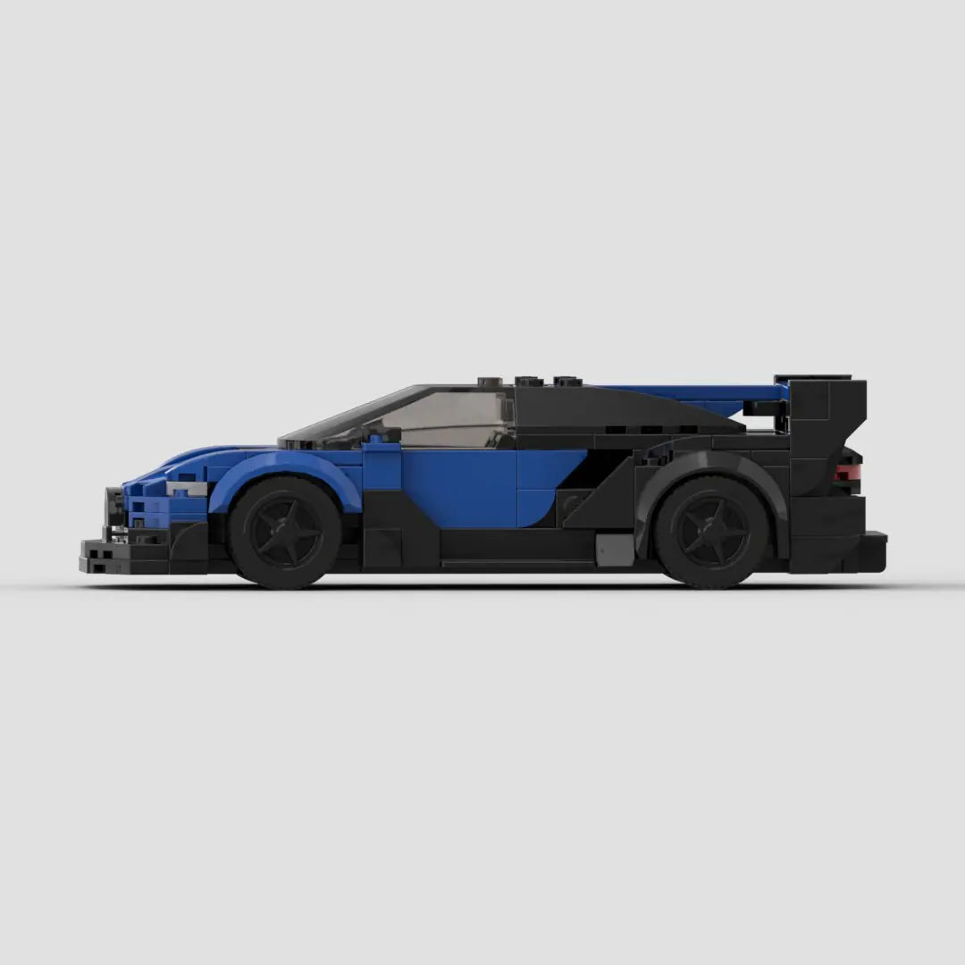 Bugatti Bolide Vision GT Racing Car Building Block Figures