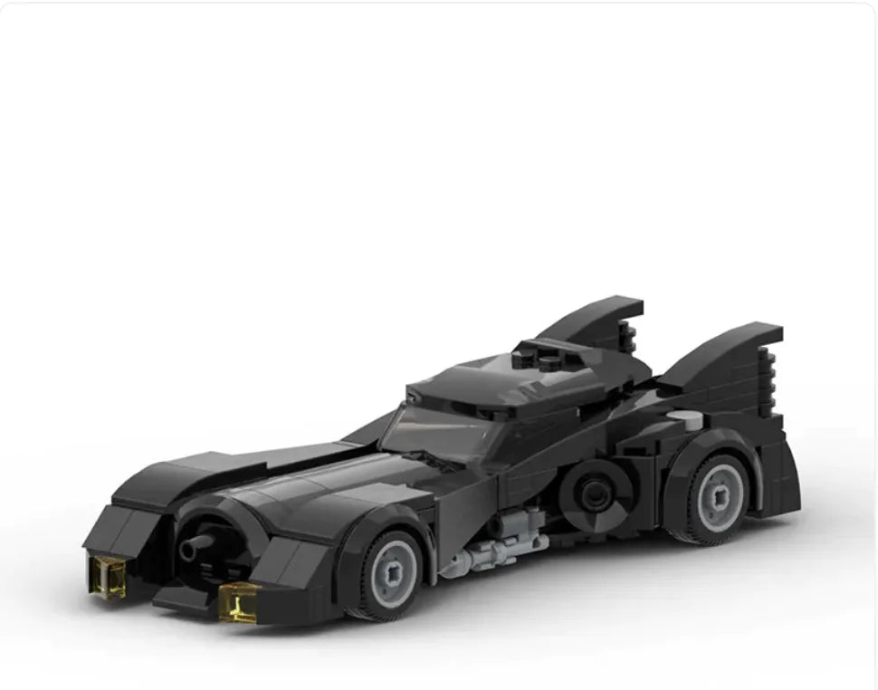 Batman's Batmobile Building Block Figure