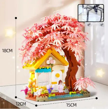 Cherry Tree House and More Building Block Figure