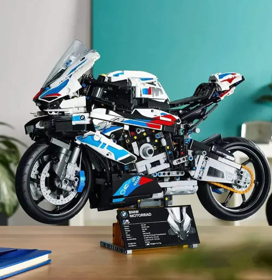 Racing Motorcycle's Building Block Figures