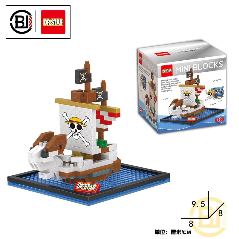 Pirate Ship Building Block Figures