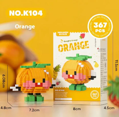 Fruit Building Block Figures