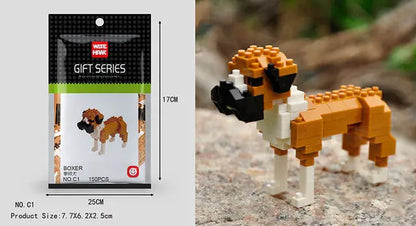 Mini 3D Animal Building Block Figures