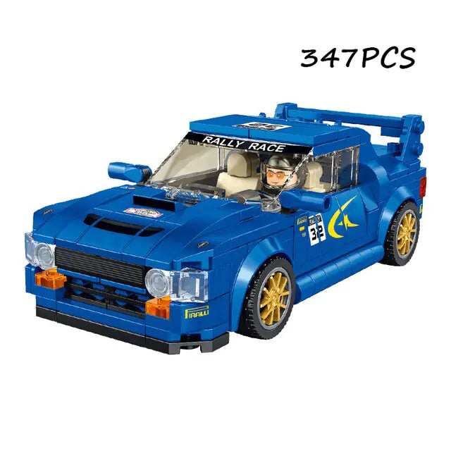 Speed Champions Subaru WRX Building Block Figure