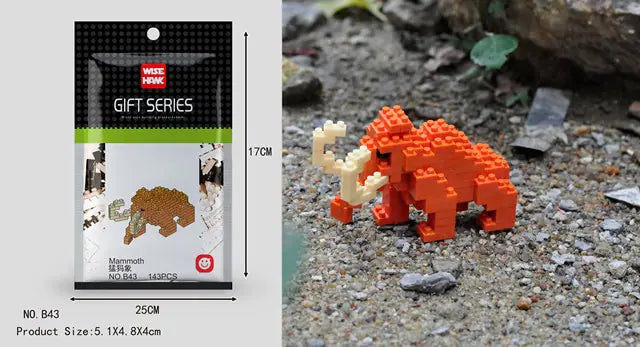 Mini 3D Animal Building Block Figures