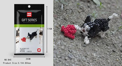 Mini 3D Animal Building Block Figures