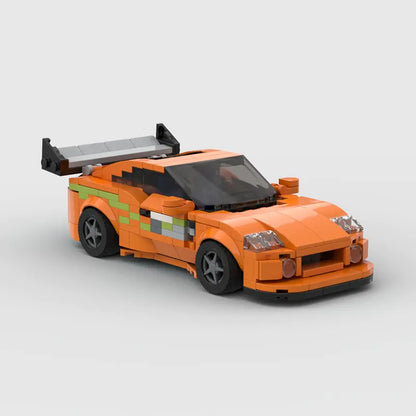 Supra Sports Racing Car Building Block Figure